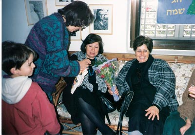 the Al-khayri sisters visiting Open House in Ramle